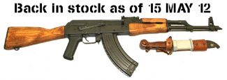 Century "Certified" AK47 w/bayonet and two magazines
