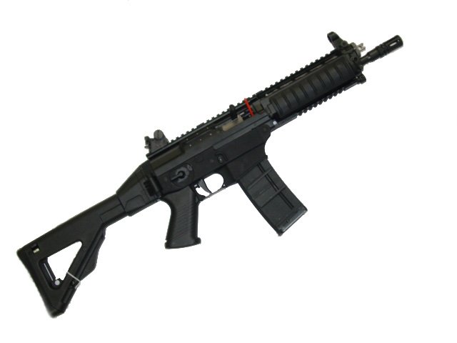 Sig Sauer 556 SWAT short barrel rifle.